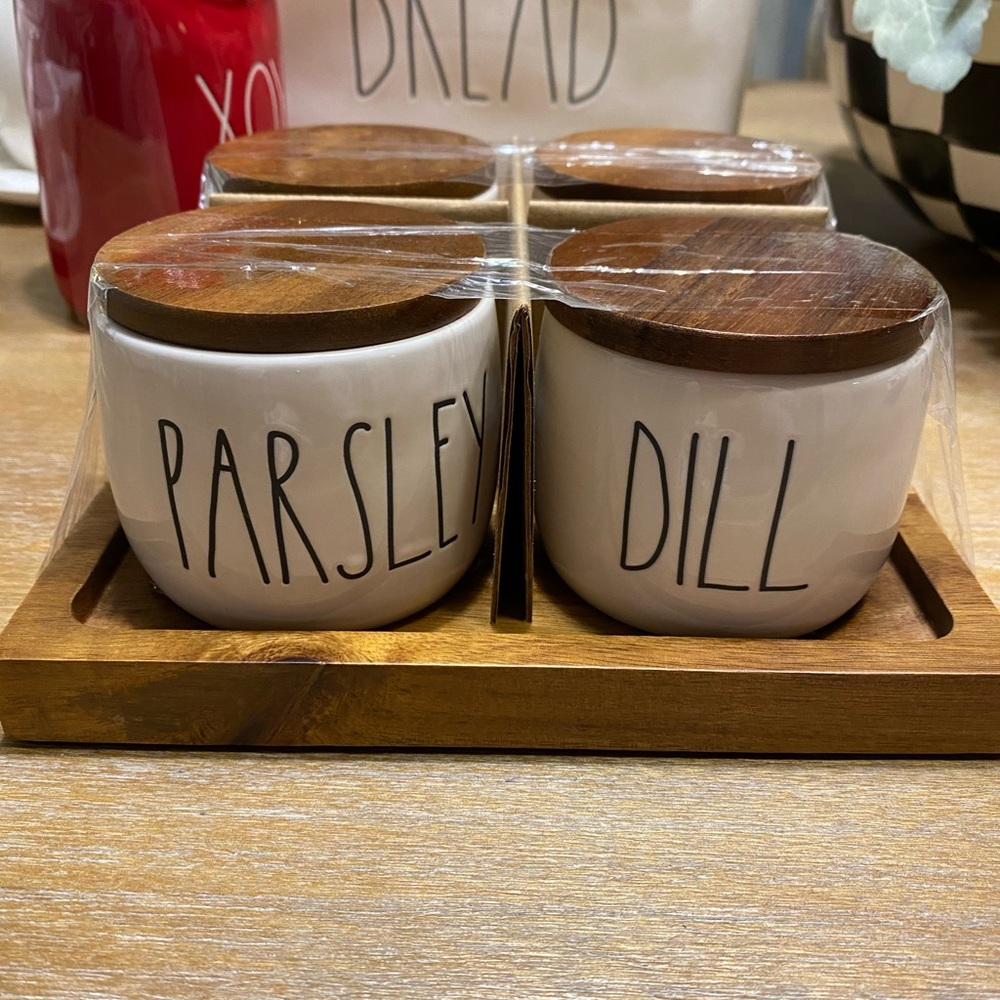 Rae Dunn little canisters